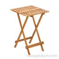 Zingz & Thingz 57071204 Bamboo Folding Tray Table   
